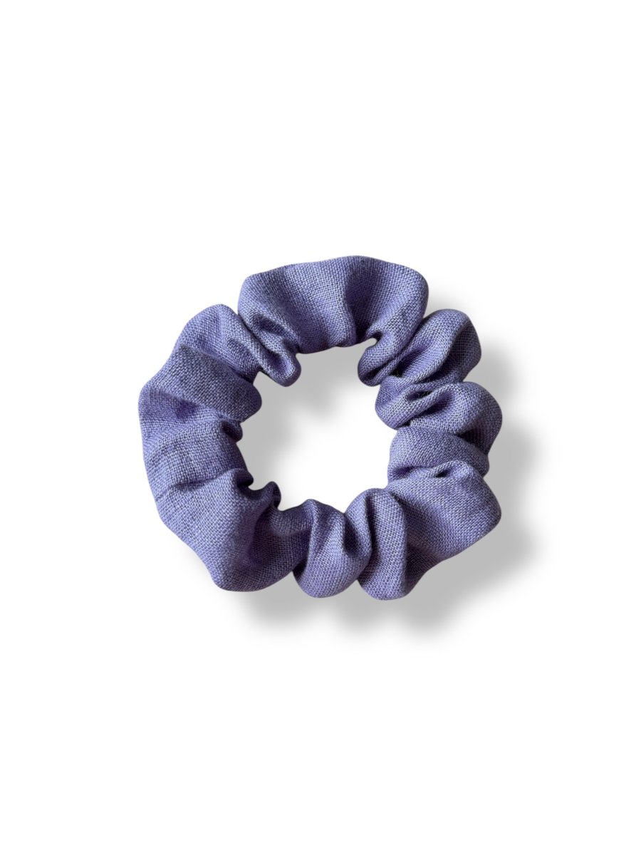 Lavender Linen Scrunchie - Regular