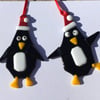 Fused glass penguins( as a pair) 