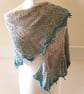 Knitted Lace Shawl, Wild Swan Shawl, Beaded Wrap, Wedding Shawl, Bridal Wrap - Image 8