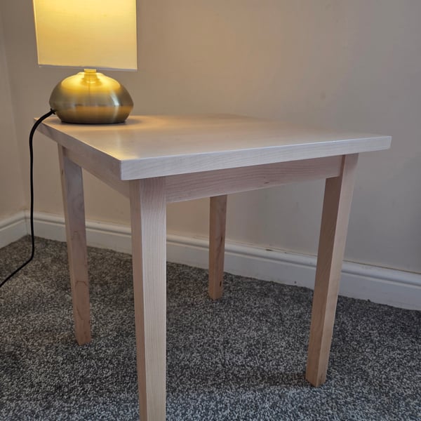 Maple Side Table, End Table