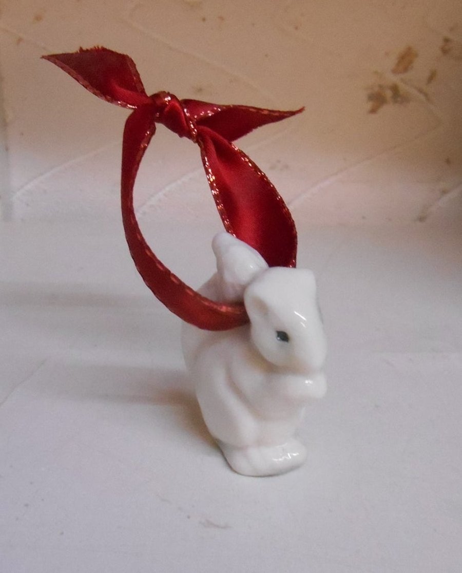 Tree decorations Adorable Abney Park Squirrel Ceramic..