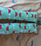 Fabric boot tree in green bunny print fabric - Image 2