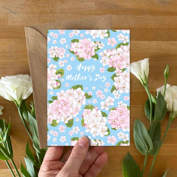 Blossom Mother’s Day Card – Soft Floral Design