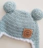 Newborn hat, neutral newborn winter hat, newborn photography prop, baby winter h - Image 6