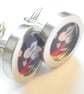 Picasso cufflinks, free shipping, gift wrapped, iconic image, Ref 1234. - Image 3