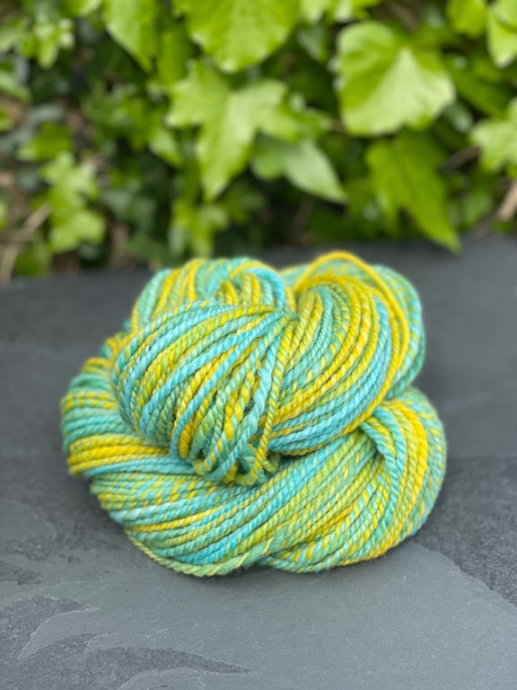 Punta Arenas Handspun Yarn, Hand Dyed 105 grams, 123 yards, Worsted Weight