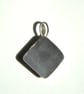 Victorian blue and white pottery pendant - Image 3