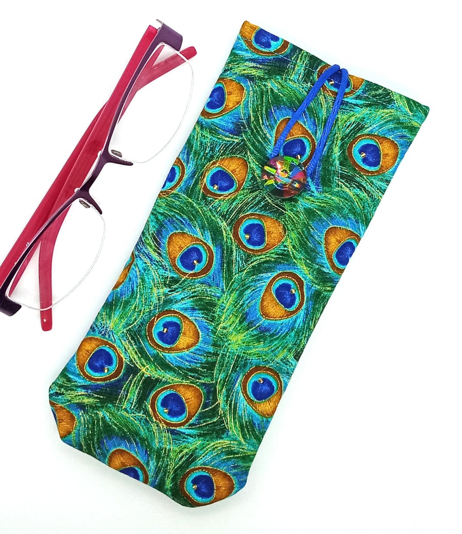 Peacock Glasses Case 198E