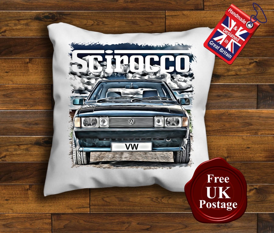 VW Scirocco Cushion Cover, Choose Your Size