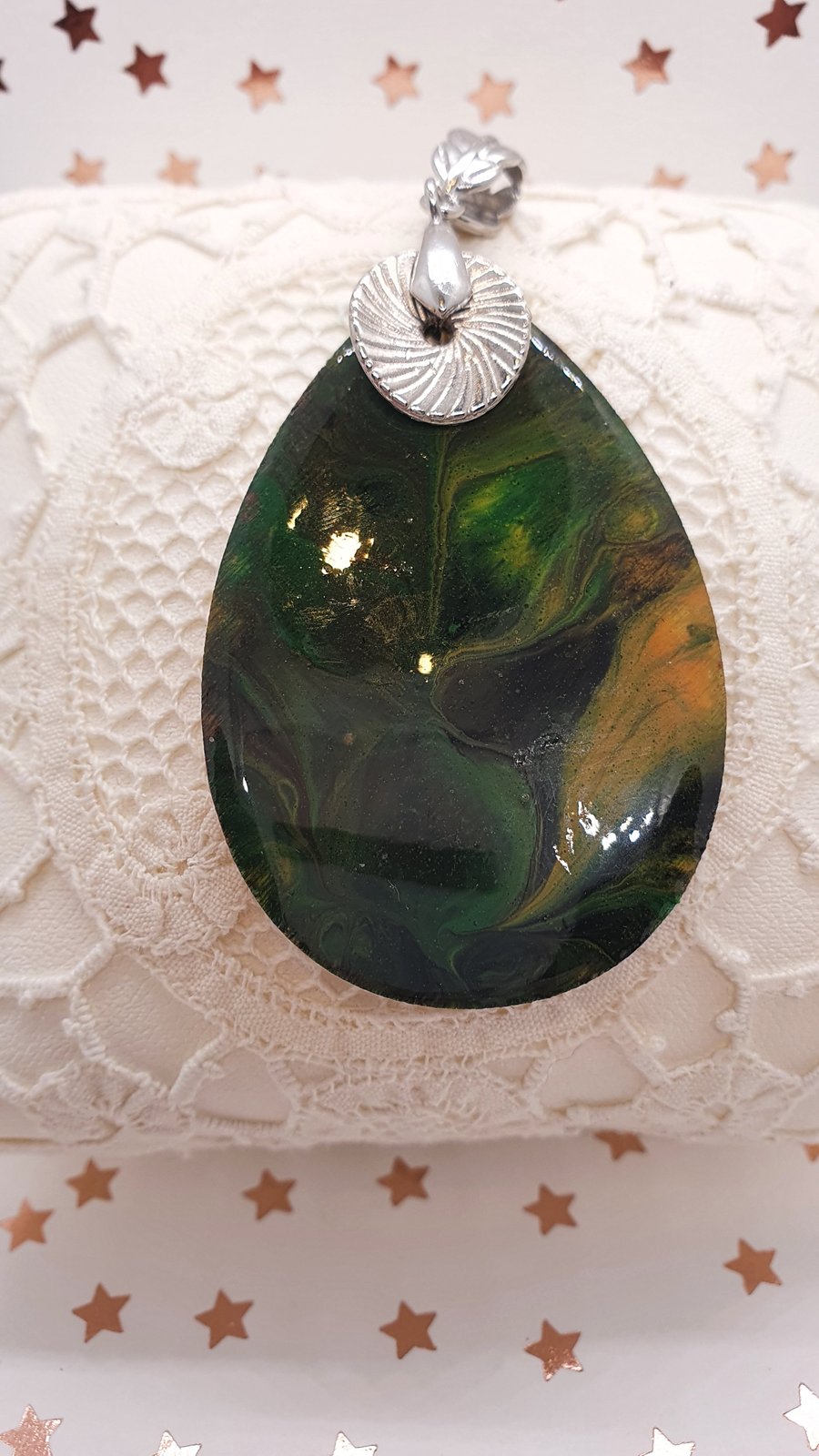 Green Leaf Embelished