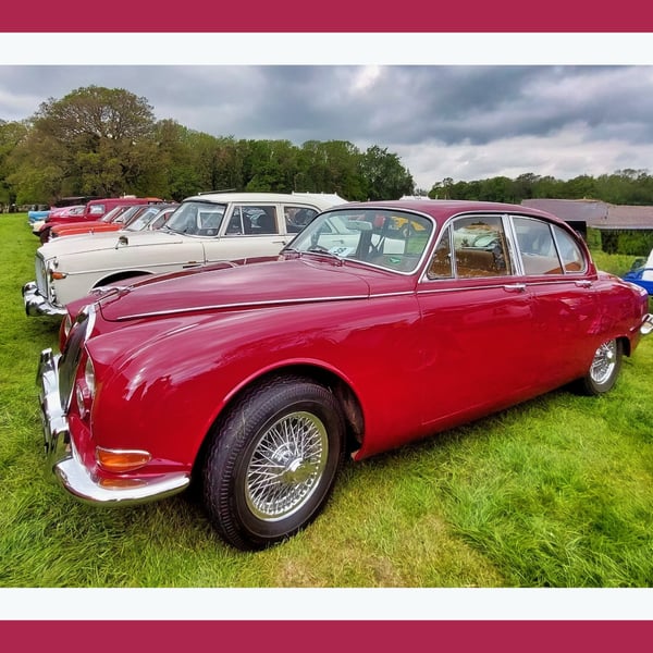 Jaguar Car Greeting Card A5