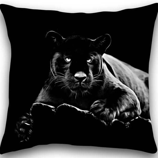Black panther Cushion Black panther Pillow