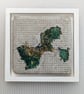 Islands - Abstract Mixed Media Textile & Concrete Art - FRAMED - Image 7