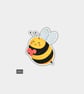 Funny Novelty Vinyl Sticker - Bee 