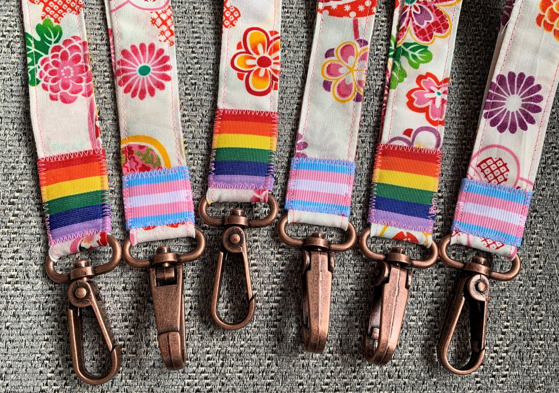 Flower 100% Cotton Lanyard