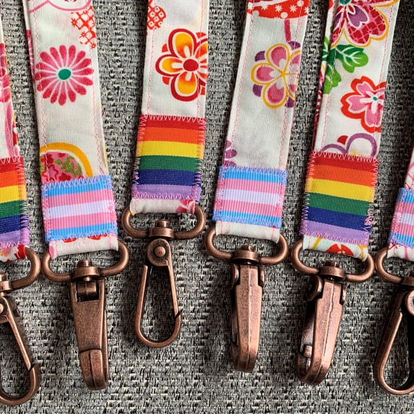 Flower 100% Cotton Lanyard