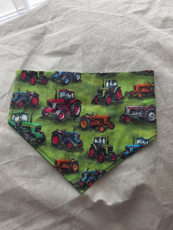 Elasticated slip-on Dog Bandana - Size M-L