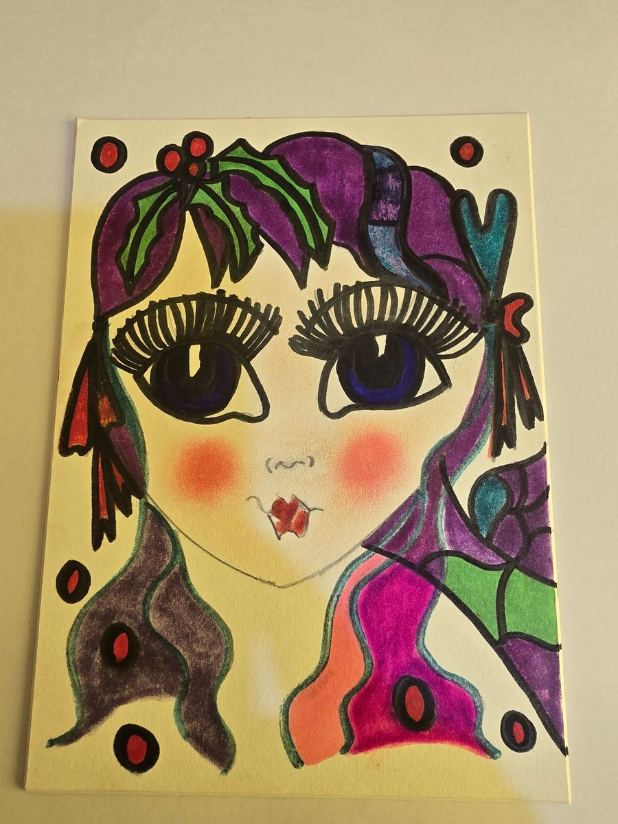 Christmas Fairy Drawing 