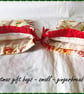 Gingerbread Men Christmas Drawstring Gift Bag, Set of Two Reusable Fabric Bags - Image 4