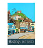 Hastings East Sussex travel poster print by Susie West - Image 4