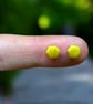 Handmade Polymer Clay Micro Studs (Hexagon)