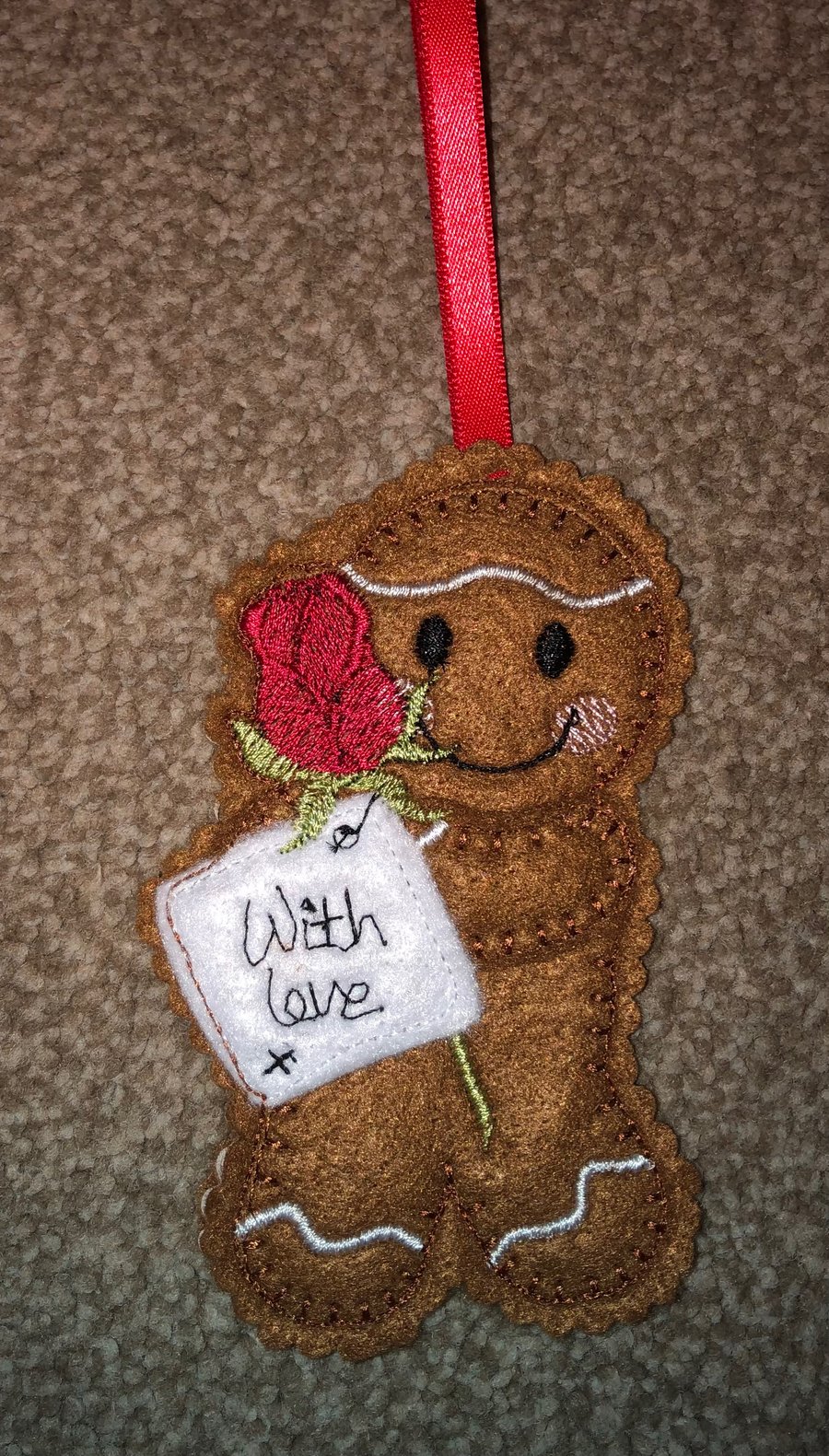 Gingerbread With Love Decoration