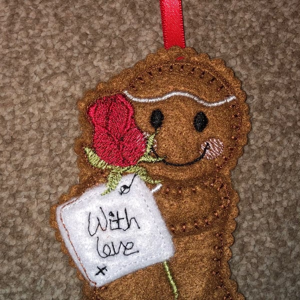 Gingerbread With Love Decoration