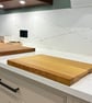 Personalised Iroko Chopping Board - Engraved Solid Wood Serving Kitchen Board 