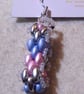 Brickwork-pattern bead earrings (customisable) - Image 1