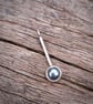 Sterling silver pendant with hematite - Image 2
