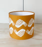 SALE - Bird Handmade Lampshade - Orange (20cm diameter) - Image 3