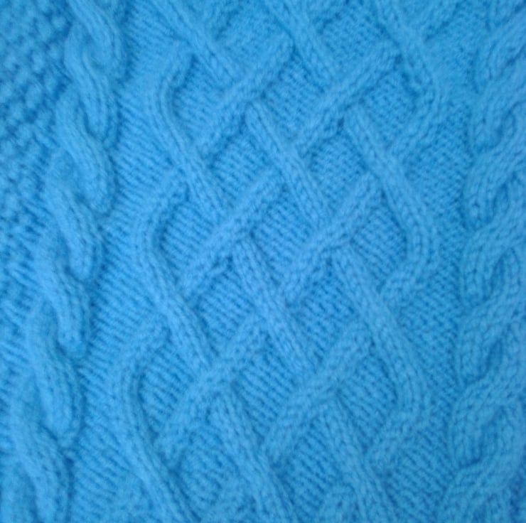 Lattice Cable Aran Jumper for a Boy or Girl, Ch... Folksy