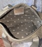 Silver glitter quilted style barrel bag - Image 5
