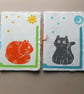 Handprinted Sunshine Cat Notebook - Image 4
