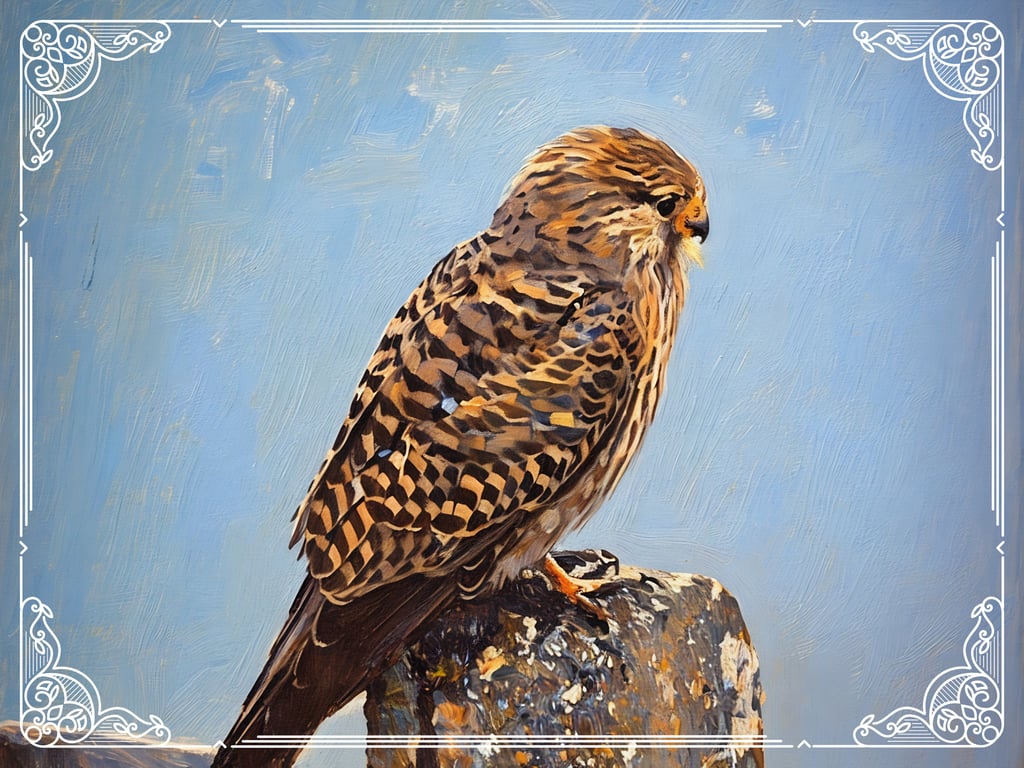 A5 Greeting Card Bird Of Prey 