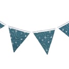 Nautical Themed Bunting. 12 Flags, Lounge, Interior-Exterior Home Decor Garland