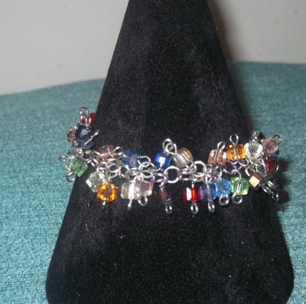 Christmas Lights Chainmaille Bracelet