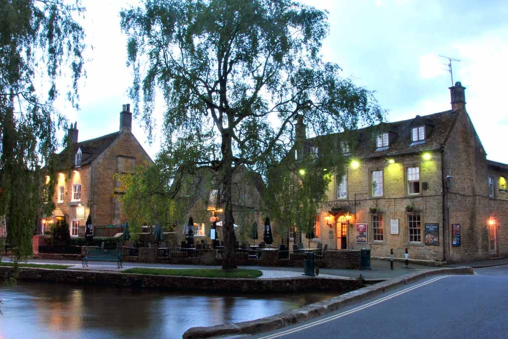 Old Manse Hotel Bourton On The Water Cotswolds Photograph Print