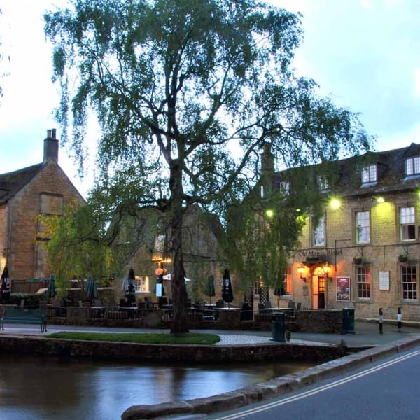 Old Manse Hotel Bourton On The Water Cotswolds Photograph Print