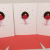 Three Round Robin Christmas Cards