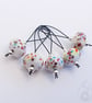 Lampwork Stitch Markers - Bench Sweepings - Image 5