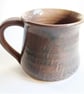 Large Patterned Mug - Hand Thrown Stoneware Ceramic Mug - Image 3