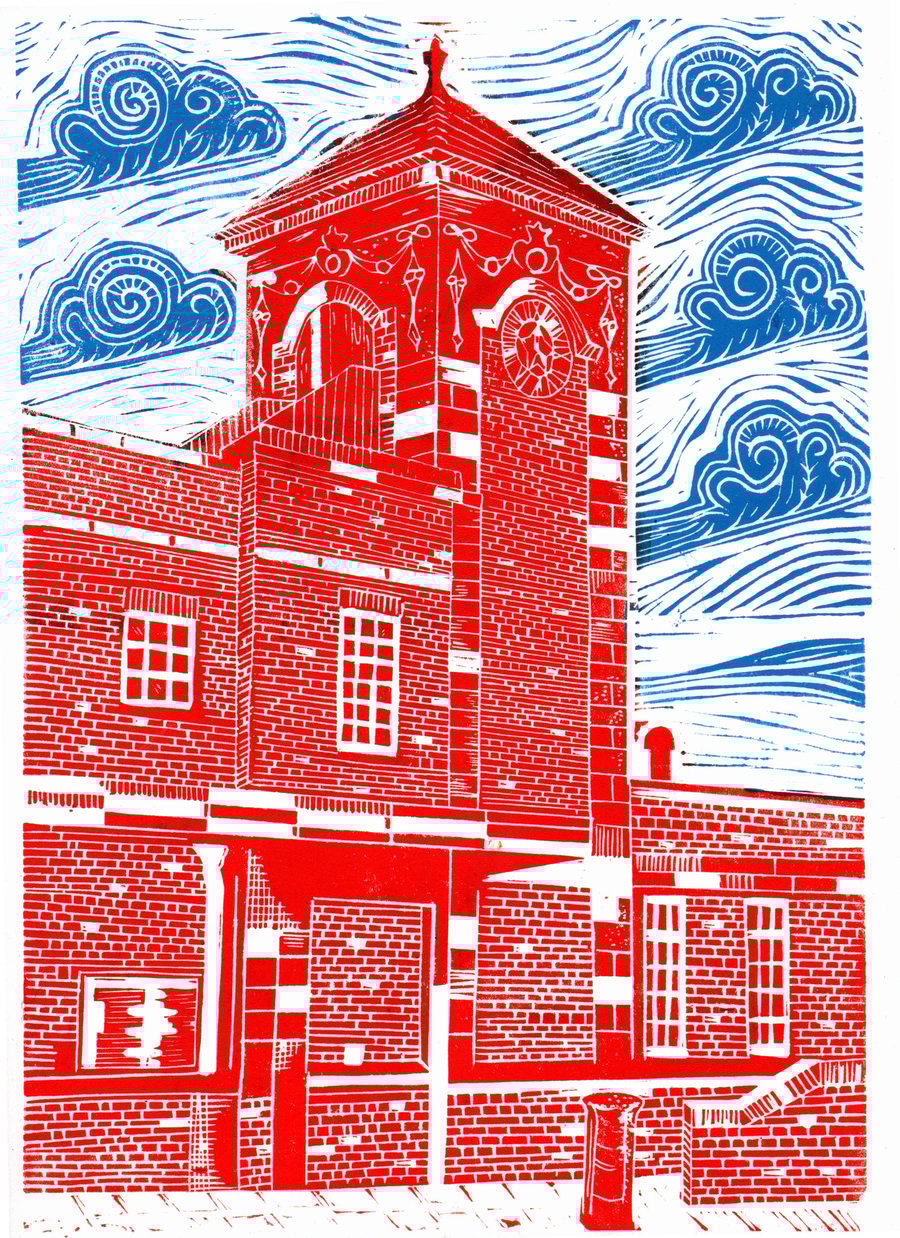 Nuneaton Railway Station Clock Tower by John Freeman