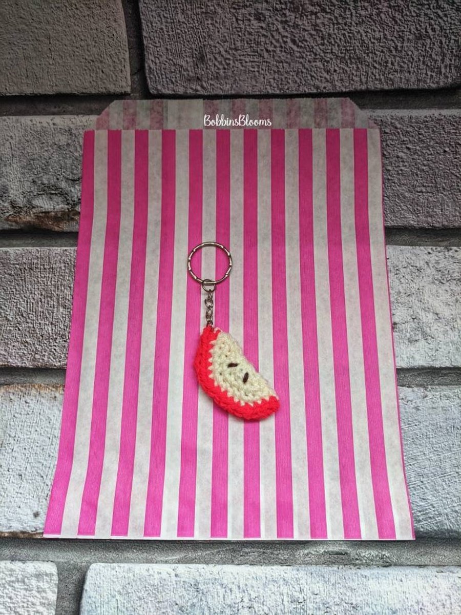 Teacher Gift, Apple Slice Keyring, Bag Charm