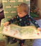 Kids Armchair Laura Ashley Belton Grey Fabric Children's Chair Boys Girls Seat - Image 10