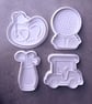Golf cookie cutters - Image 1