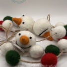 Christmas Felt Garland