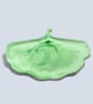 Light Green Marbled Ginkgo Leaf Trinket Tray  - Image 6