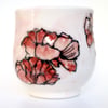 Red Petals Ceramic Mug