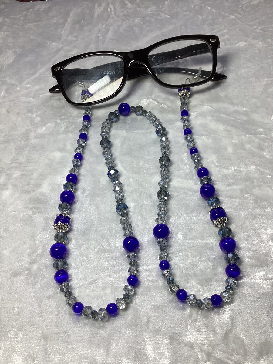 Beaded glasses lanyard , glasses chain , beaded chain.